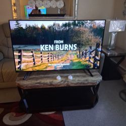 55"fire tv with original remote control. works great 