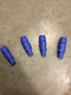 Powerkon speaker connectors 4 pc