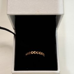 Pandora Ring Rose Gold Sz 8