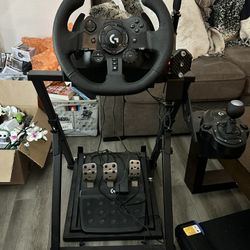 Logitech G923 Racing Wheel , Pedals , Shifter And Hand Break
