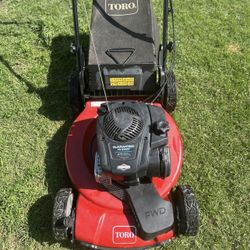 Lawnmower Toro Gas Lawn Mower Self Propelled