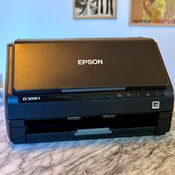 Epson WorkForce ES-500W II Wireless Duplex Scanner – Brand New / Open Box