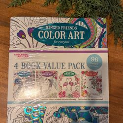 
Winged Friends Color Art For Everyone Coloring Book