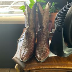 Real Crocodile Leather Cowboy Boots 