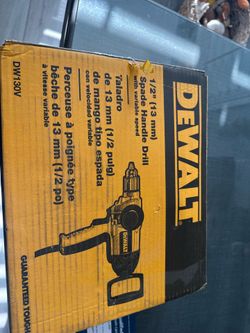 Dewalt 1/2 spade handle drill