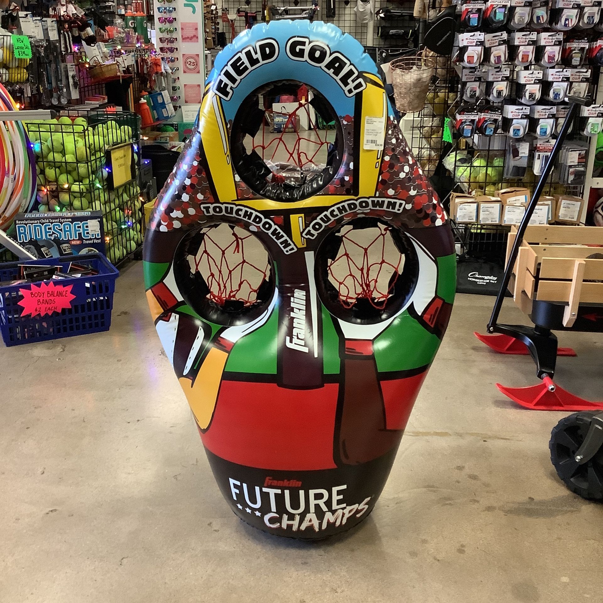 New Franklin Inflatable 3Hole 45” Football Target SKU 1005574 for