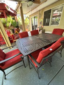 Outside table and chair set