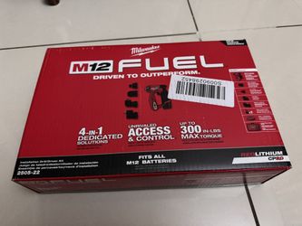 M12 FUEL 12V Lithium-Ion Brushless Cordless 4-in-1 Installation 3/8 in. Drill Driver Kit with 4-Tool Heads