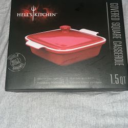 Hell’s Kitchen Square Covered Casserole Dish