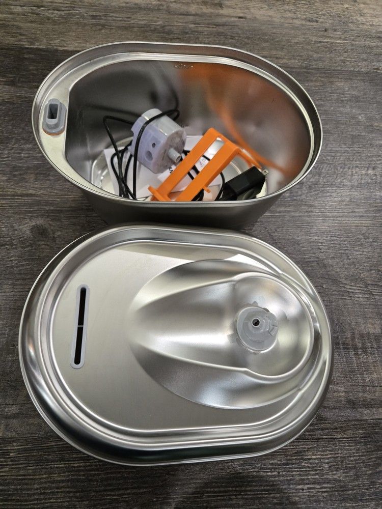 Stainless Steel Pet Automatic Water Fountain 101oz/3L