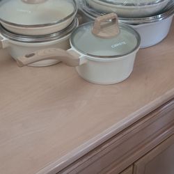 Carote Ceramic Pots And Pans Set  (Is Available)