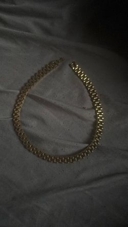 Gold plated Rolex chain
