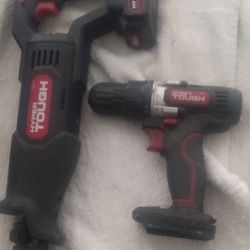 Hyper Tough Sawzall And Drill With Battery And Charger 