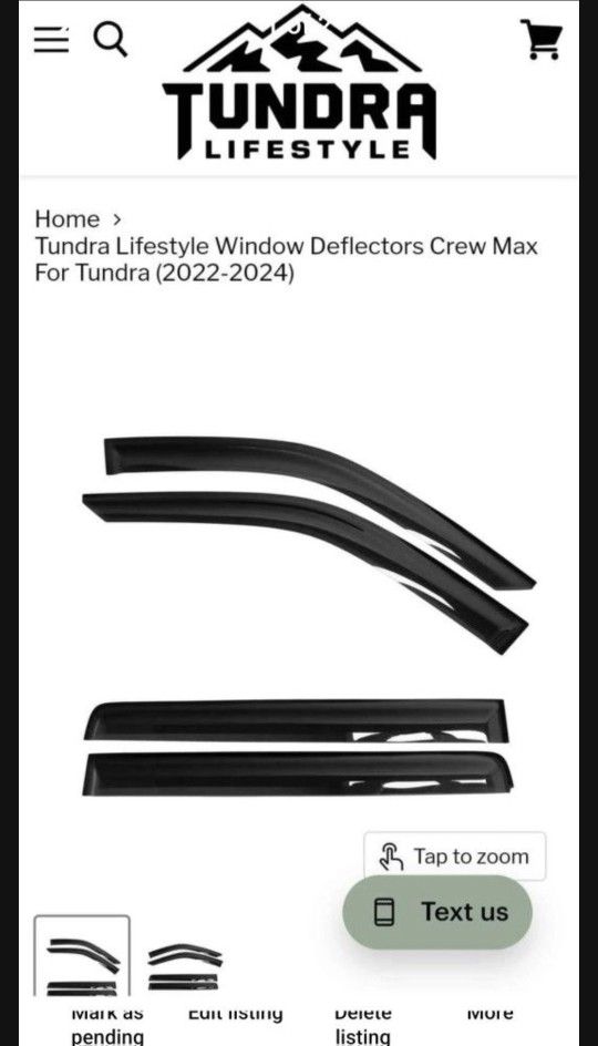 3rd Gen Tundra Wind Deflector