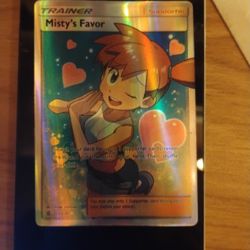 2019 Pokemon Trainer " Misty's Favor "  Pokemon United Minds , Rare