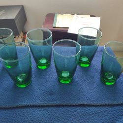 Vintage Libbey Green Glassware