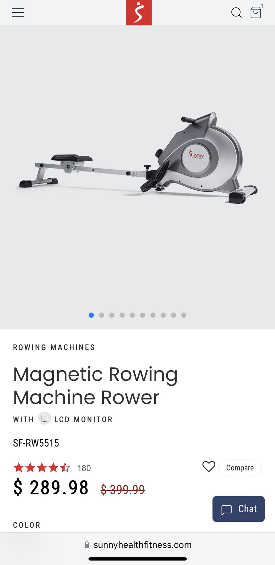 Sunny Fitness Rowing Machine 