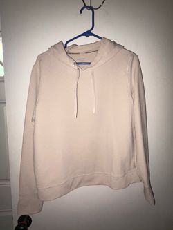 Calvin Klein Performance Women’s Cream Waffle Knit Hoodie Pullover Size Large