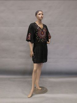 80s Ethnic African American Fiberglass Mannequin Store Display MM-ALICE