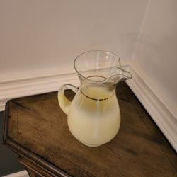 Vintage West Virginia Glass Pitcher