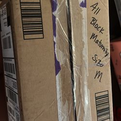 Mystery box. Women’s maternity Black Clothes. Size M
