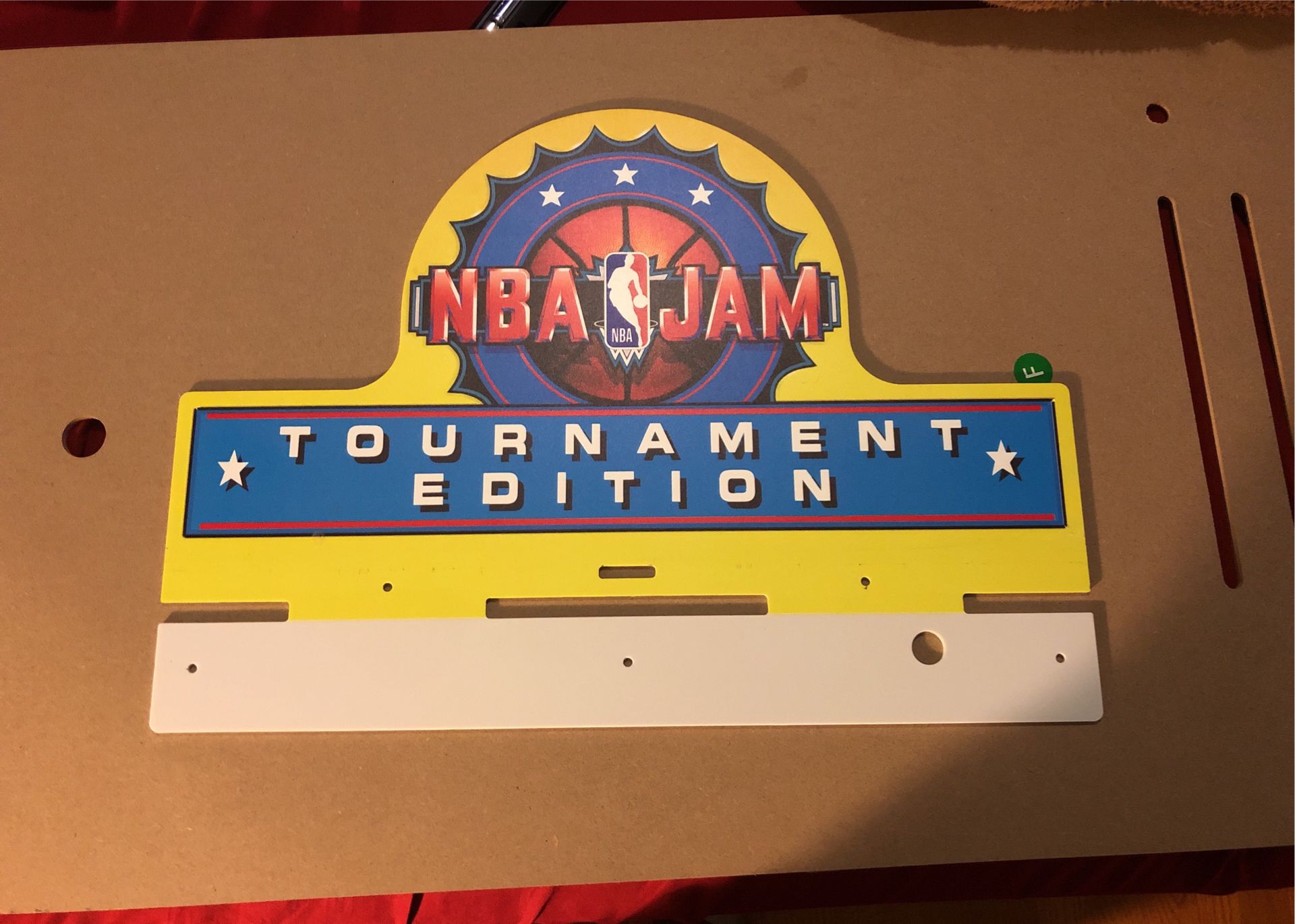 1up Arcade Nba Jam Tournament Edition Topper