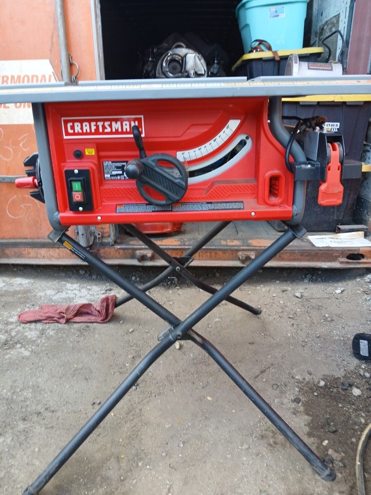 Ten inch craftsman table saw