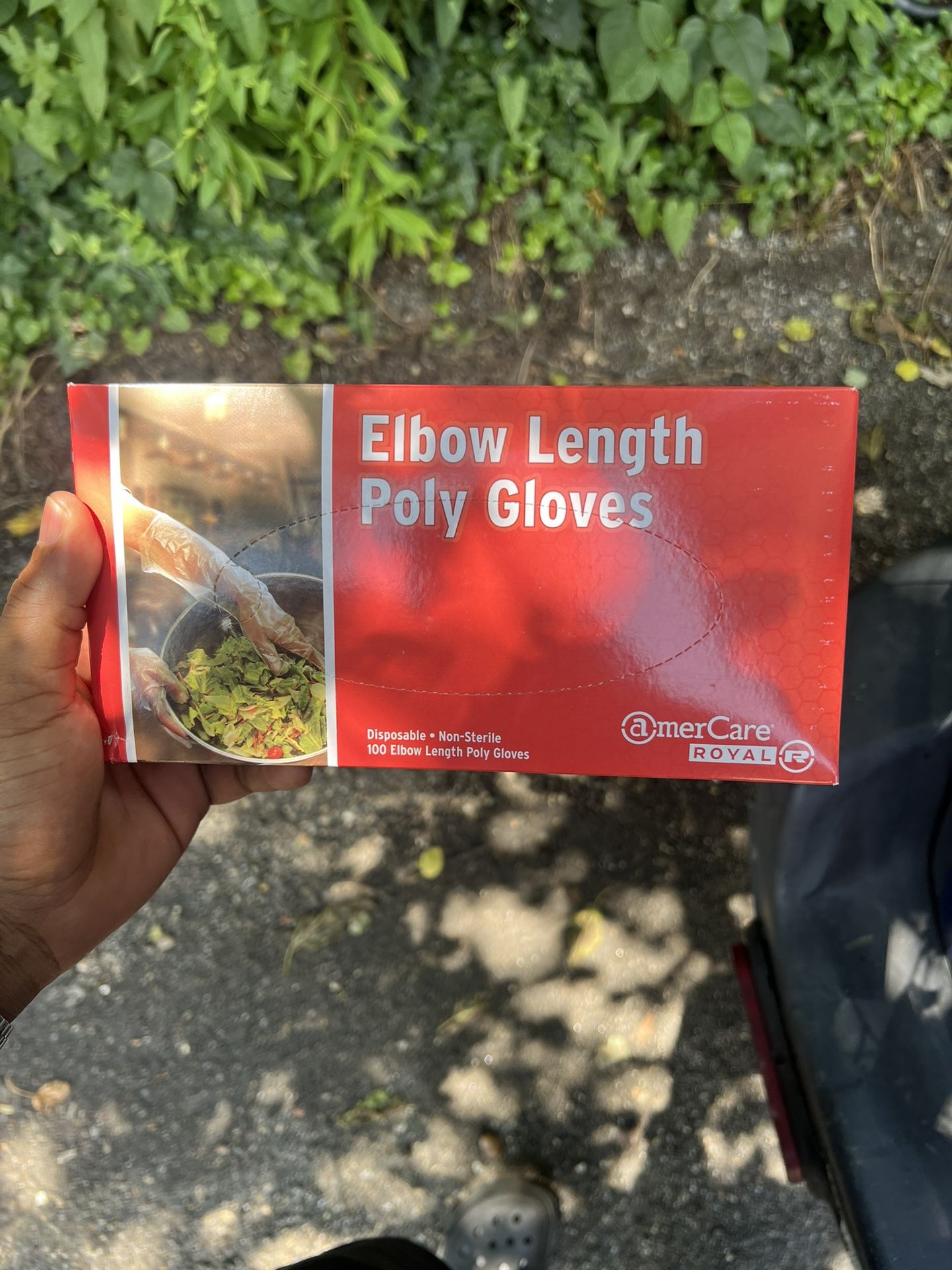 Food Handling Elbow Length Poly Gloves