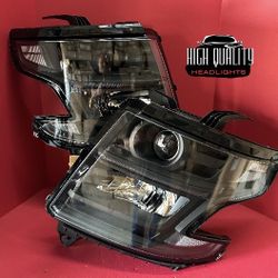 Chevy Tahoe  2015. 2020 Headlights.