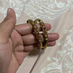 Gold Plated Bangles 