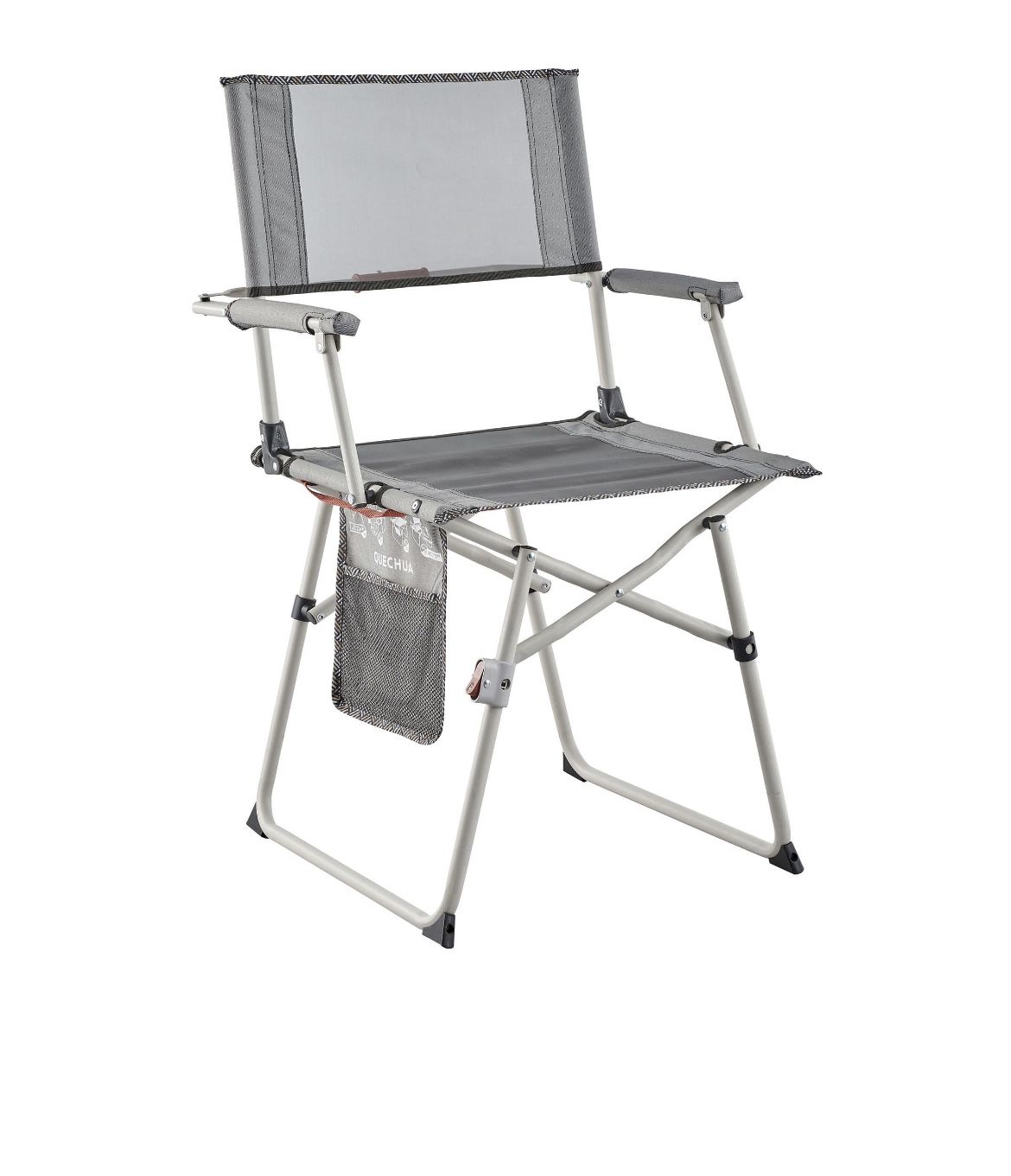 Decathlon Quechua Folding Camping Chair, Gray
