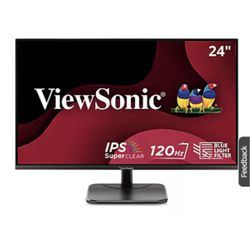 Two ViewSonic 24” LED Computer Monitors