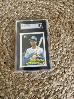 Ken Griffey Jr Rookie SGC 8