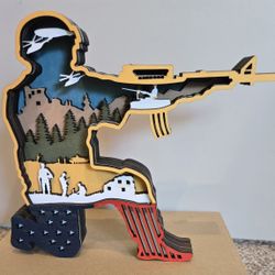 American Soldier Shelf Sitter 