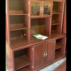 Office Cherry Desk " SAUDER CREDENZA"