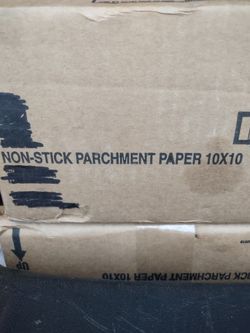 Non- Stick Parchment Paper 10x10/ Box Of 2000 Pieces.