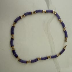 Necklace With 14k Gold Links