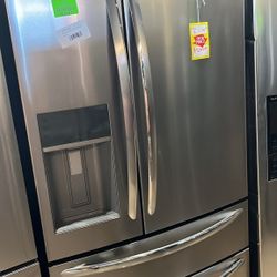 FRIGIDAIRE FG4HUF 36 in. W 21.7 cu. ft. 4-Door French Door Refrigerator 5X9