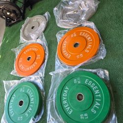 100lb Bumper Plates Color 