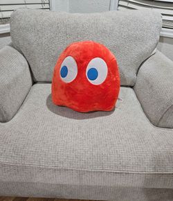 Pac-Man Red Ghost Plush Pillow