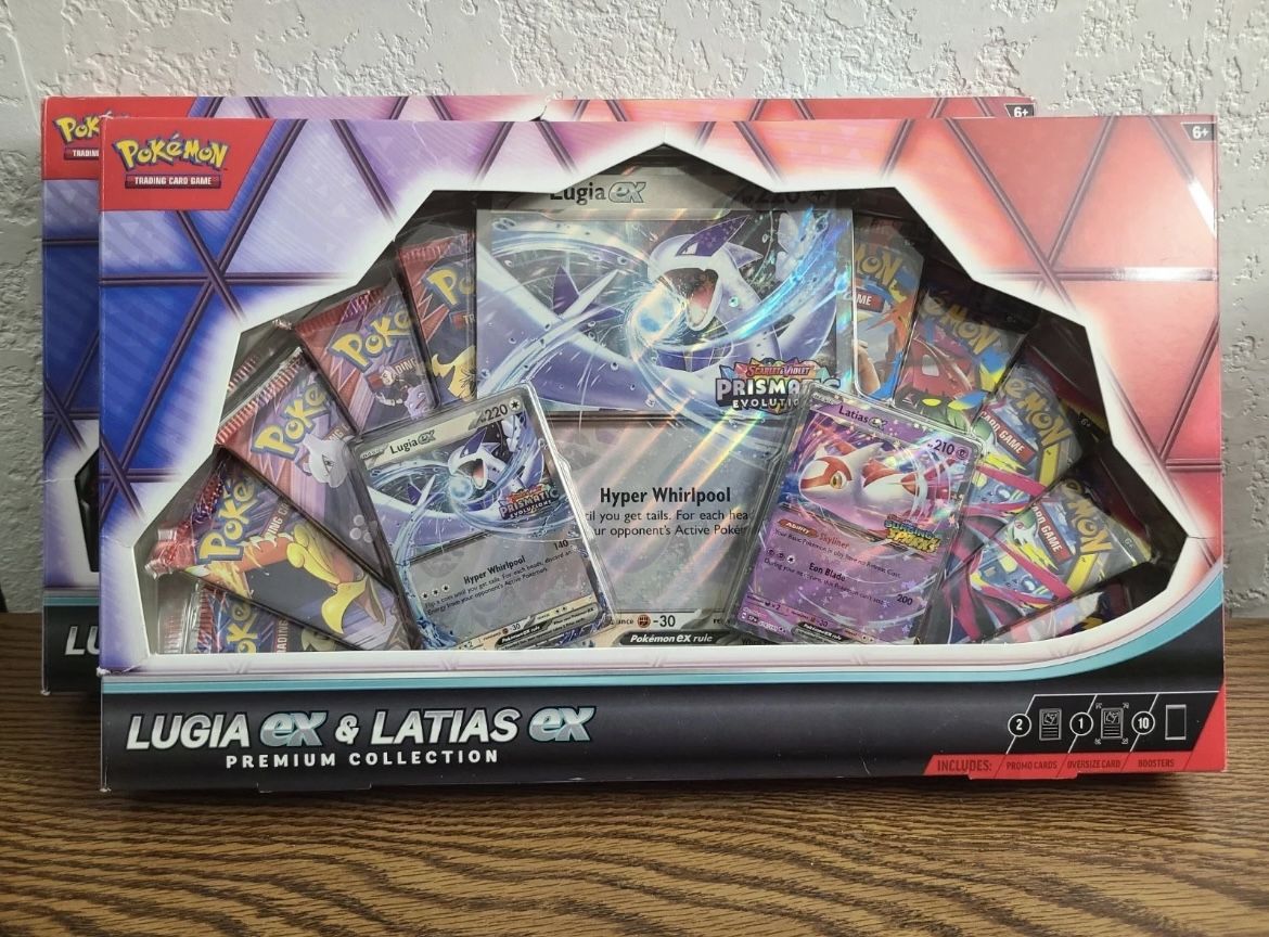 Lugia EX and Latias EX Premium Collection Pokémon Box