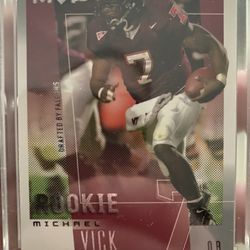 2001 Michael Vick Upper Deck MVP Rookie card 