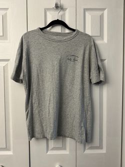 Aerie Oversized Crew Boyfriend T-Shirt Sally Shore Graphic Gray Size S