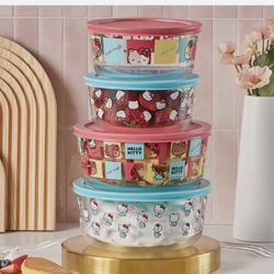 Hello Kitty Pyrex