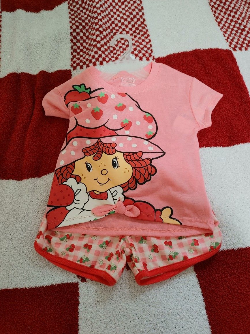 Strawberry Shortcake Kids Outfit - New