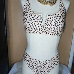 Leopard Two Piece Bikini 