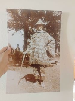 Historic photo print of 1890s Chinese man wild west