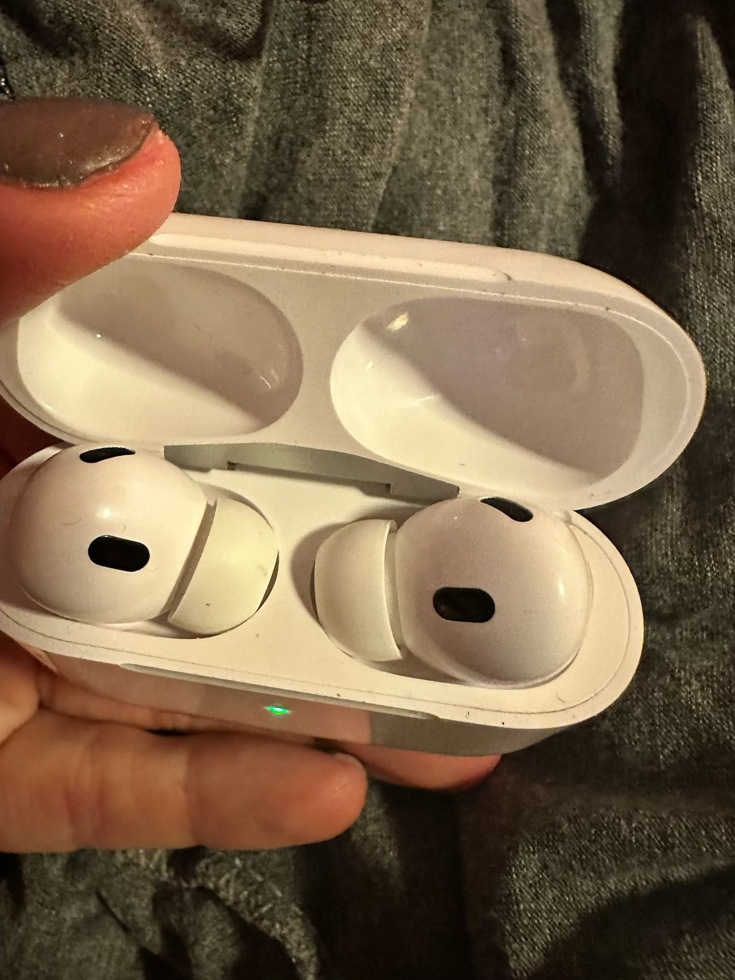 AirPods Pro 2 Comes with original charger cord, extra ear pieces , charging case and box