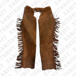 Vintage Suede Fringe Chaps