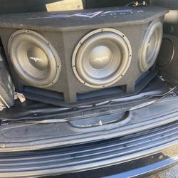 TRIPLE 12 “SPEAKER BOX .  BOX ONLY 